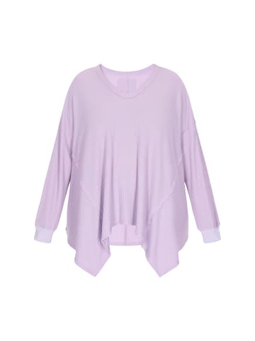 IZIA Plus Size Blouse in Violet Melange