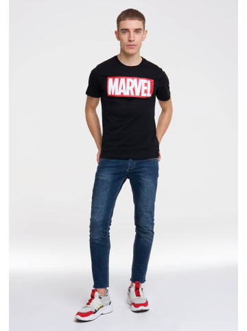 Logoshirt T-Shirt Marvel Logo in schwarz