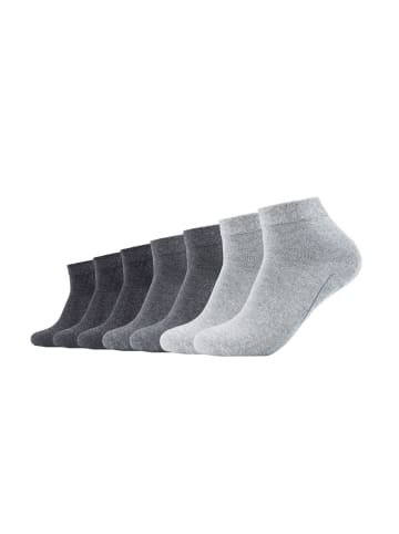 camano Kurzsocken 7er Pack ca-soft in Grau