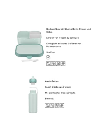 Mepal 2er Set Lunchset Campus Switch in Cool Blue / Cool Mint
