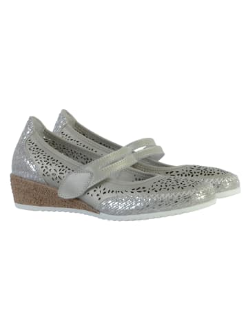 Enza Nucci Lederpumps „Détente“ Grau