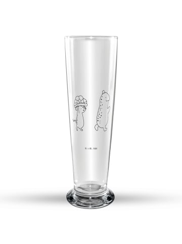 Mr. & Mrs. Panda Bierglas Schildkröte Maus ohne Spruch in Transparent