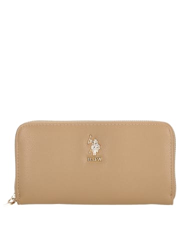 U.S. Polo Assn. New Jones - Damengeldbörse 8cc 19 cm in beige