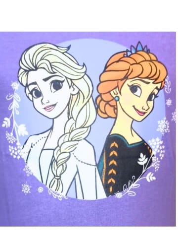 Disney Frozen Schlafanzug kurz Disney Frozen Elsa & Anna in Lila