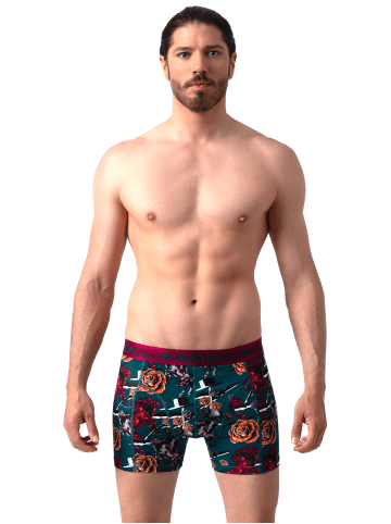 Muchachomalo 2er-Set: Boxershorts in Multicolor/Purple