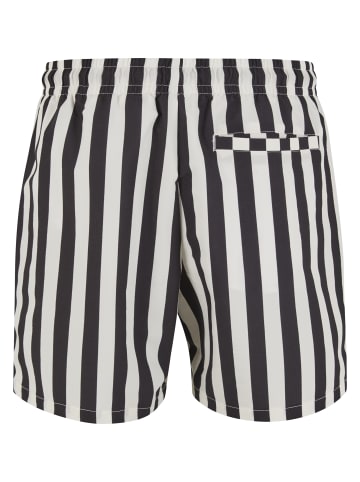 Urban Classics Beachwear - Bottoms in black/offwhite