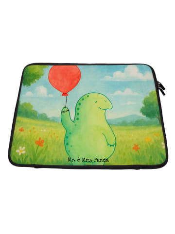 Mr. & Mrs. Panda Laptop Tasche Schildkröte Luftballon Design ohn... in Weiß
