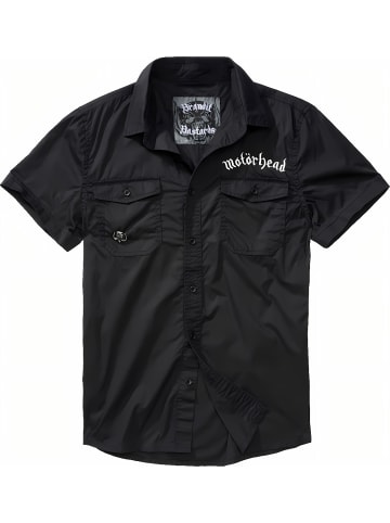 Brandit Hemd "Motörhead Shirt Short Sleeve" in Schwarz