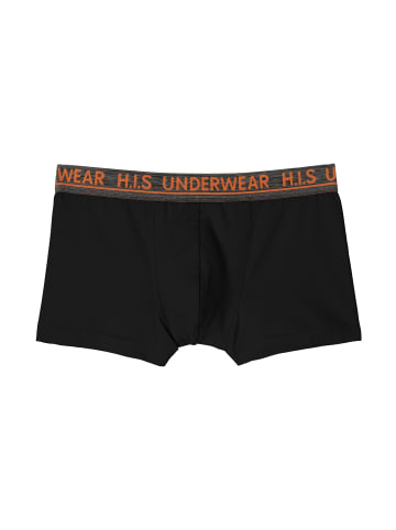 H.I.S Boxer in orange, anthrazit-meliert, schwarz, grau-meliert