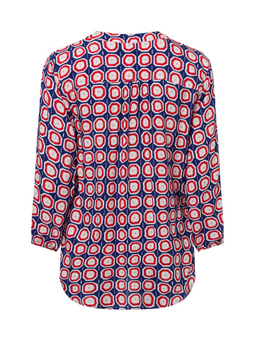 Franco Callegari Bluse Lola in blau rot - 0003