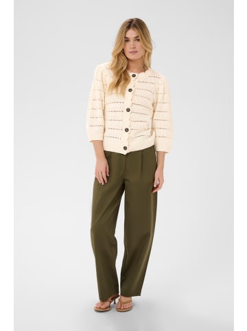 SAINT TROPEZ Strickjacke RiverSZ Gerade Passform in Pearled Ivory