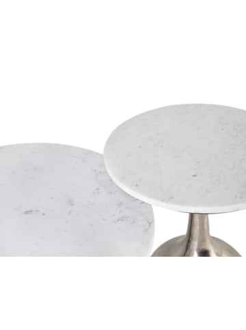 Giner y Colomer 2-tlg Set: runder Marmorplatte in Gray