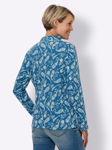 Sieh an! Sweatshirt in topas-kalkmint-bedruckt