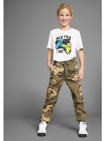 Kidsworld Cargohose in sand tarnfarben