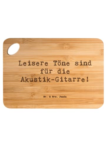Mr. & Mrs. Panda Brett Spruch Akustik-Gitarre Magie mit Spruch in Braun