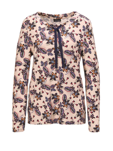 GOLDNER Shirt Attraktives Druckshirt in einzigartigem Look in sand / gemustert