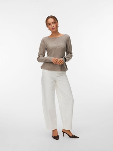 Vero Moda Strickpullover in Moon Rock
