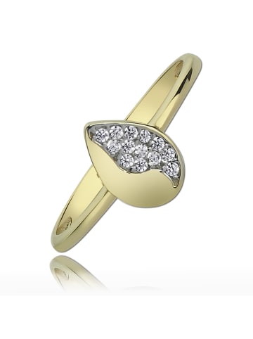 BALIA 333 Gelbgold - 8 Karat Damen Ringe Blatt gold Fingerring 56 (17,8)