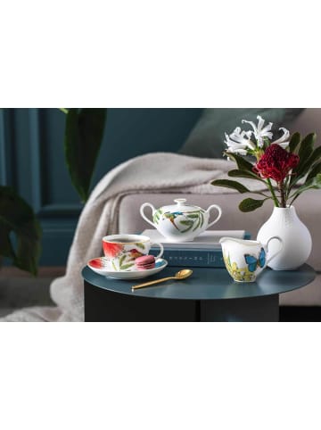 Villeroy & Boch 6er Set Kaffeetassen mit Untertassen Amazonia 150 ml in bunt