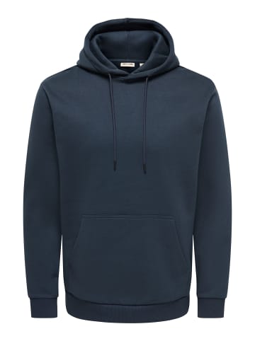 ONLY & SONS Kapuzenpullover in Dark Navy