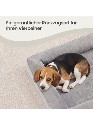 Feandrea Hundebett Blomfy in Hellgrau - (B)89 x (H)16 x (T)63 cm