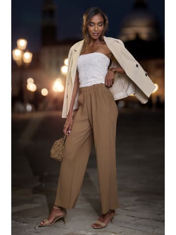 LASCANA Schlupfhose in taupe