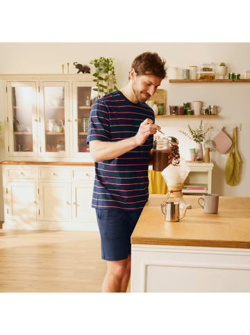 REDBEST Single-Jersey Shorty in dunkelblau