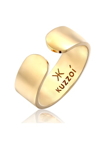 KUZZOI Ring für Herren in gold