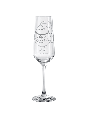 Mr. & Mrs. Panda Glas Eule Frankreich ohne Spruch in Transparent