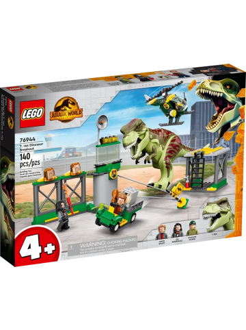 LEGO Bausteine Jurassic World 76944 T. Rex Ausbruch - ab 4 Jahre