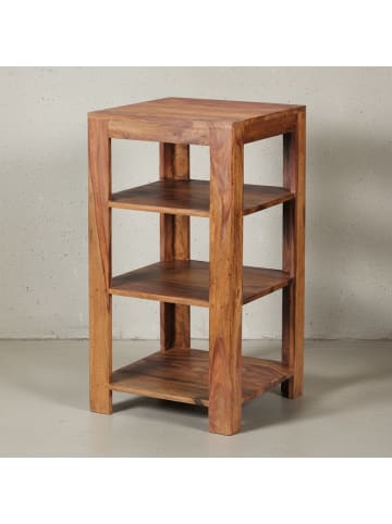 KADIMA DESIGN Massivholz Bücherregal: Mehrzweck-Stauraum, Sheesham, 3-4 Böden