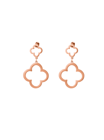 Steel_Art Ohrringe Damen Kiana poliert in rosegoldfarben