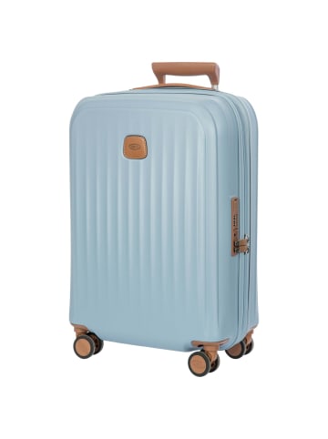BRIC`s Taormina - 4-Rollen-Kabinentrolley S 55 cm erw. USB (hellblau) in hellblau