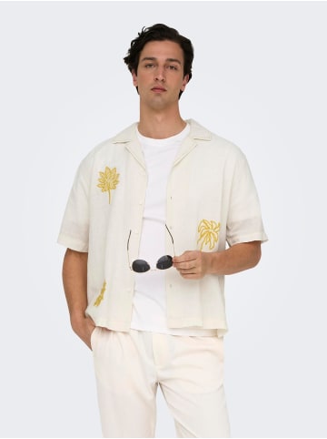 ONLY & SONS Hemd in Antique White