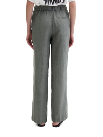 Marc O'Polo Leinenhose straight in Slate Grey Melange