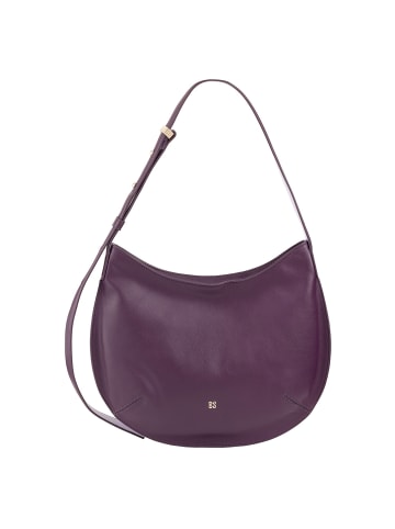 DuDu Hispani Schultertasche Leder 34 cm in deep purple