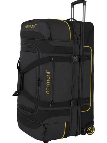 normani Reisetrolley 120-150 L Gigaro in Schwarz/Gelb