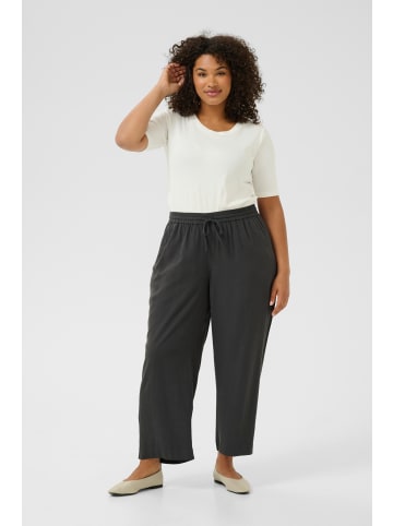 KAFFE curve Casual Hose KCmille Loose fit in Black Oyster
