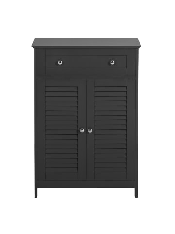 SoBuy Badezimmerschrank in Mattes Dunkelgrau - (W) 35 x (H) 87 x (L) 60 cm