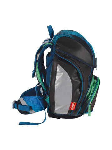 Scout Alpha Schulranzen-Set 5-teilig in Blue Pixel