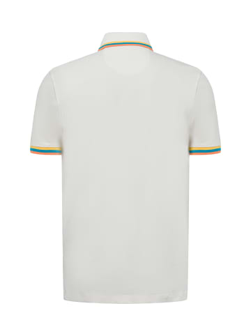 Finshley & Harding London Poloshirt in beige mehrfarbig - 0001