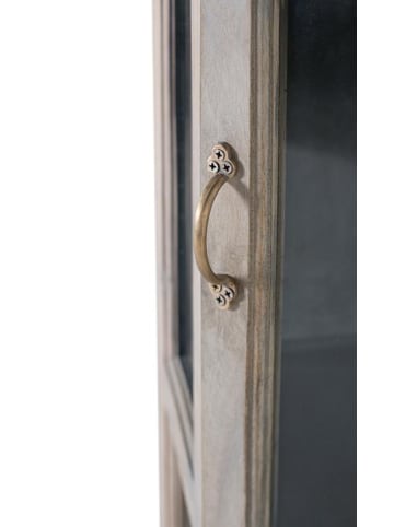 Giner y Colomer Eckvitrine aus Mangoholz mit Glastür in White