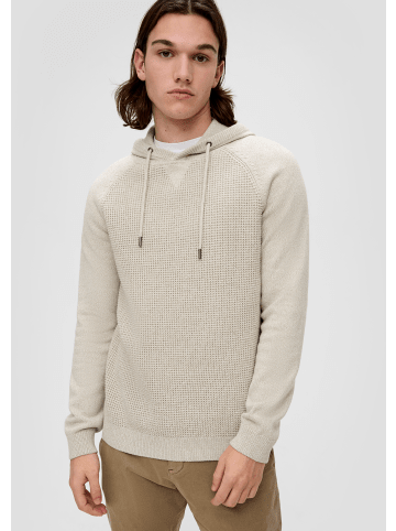 QS Strickpullover langarm in Beige