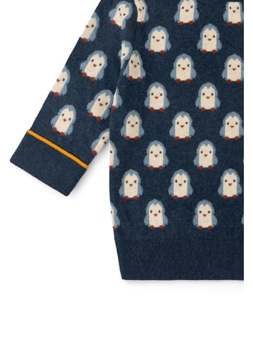 Little Green Radicals Organic Knitted Jumper in Navy