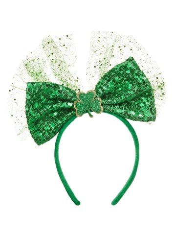 tectake St. Patrick’s Day Kopfschmuck in klassischem Grün, grün