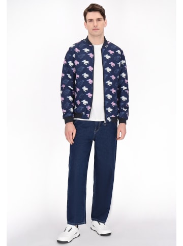 MO Jacket in navy multicolor
