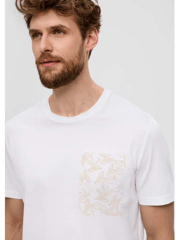 s.Oliver BLACK LABEL T-Shirt kurzarm in Weiß