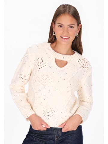 myMo Women Sweater in offwhite multicolor