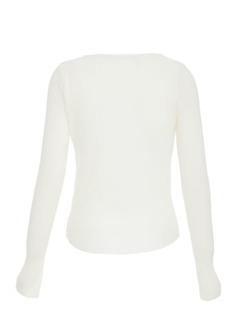 faina Women Strickpullover in WOLLWEISS