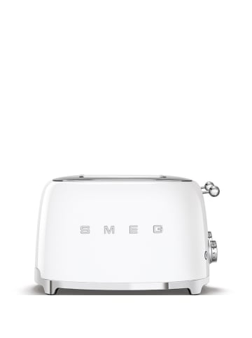 Smeg 4-Schlitz-Toaster 50's Retro Style in Weiß